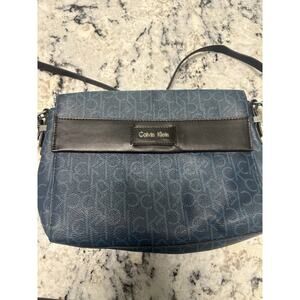 Calvin Klein Purse Blue And Black